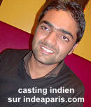 Hyder Ali Khan pour casting indien sur indeaparis.com